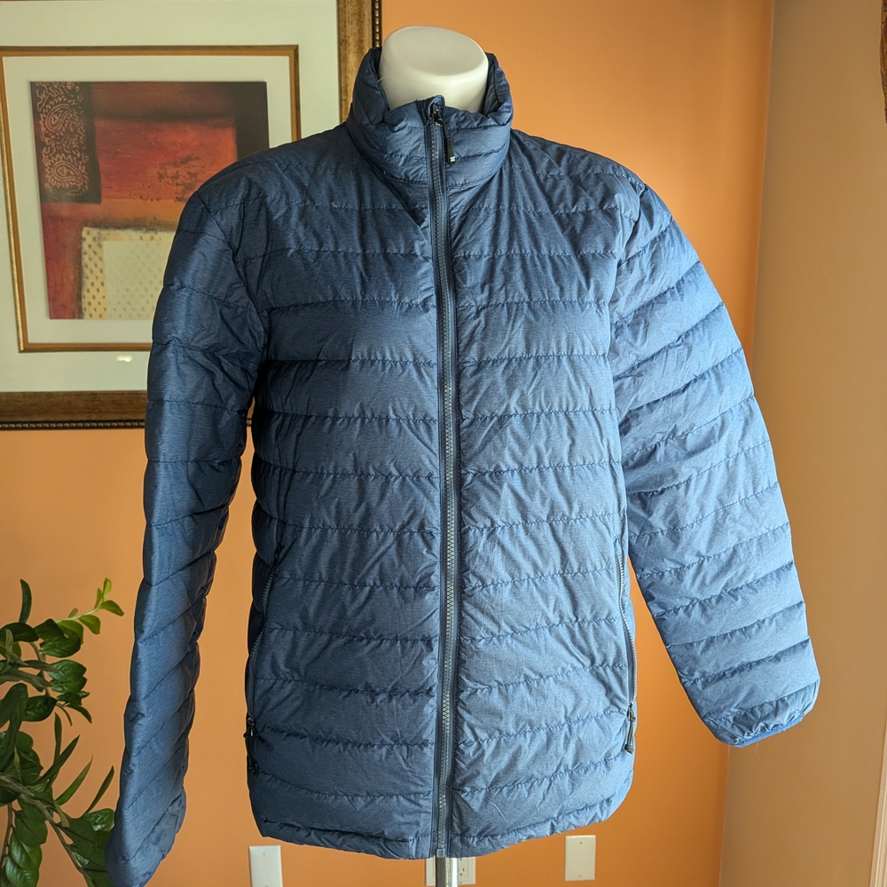 32 HEAT Women's Blue Quilted Jacket Size S